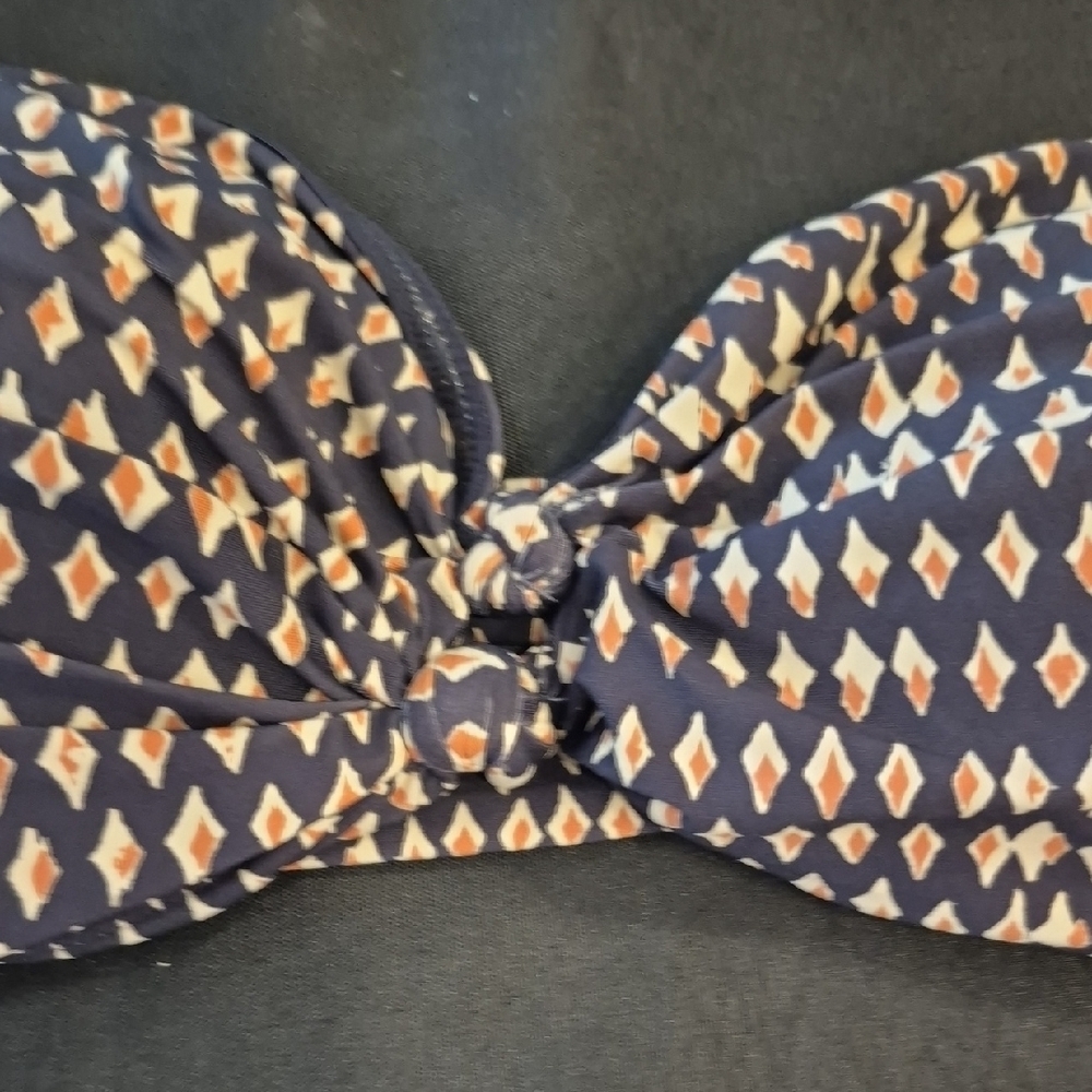 Graham Keegan Patterned Strapless Bikini Top From Anthropologie 2x - Picture 3 of 10